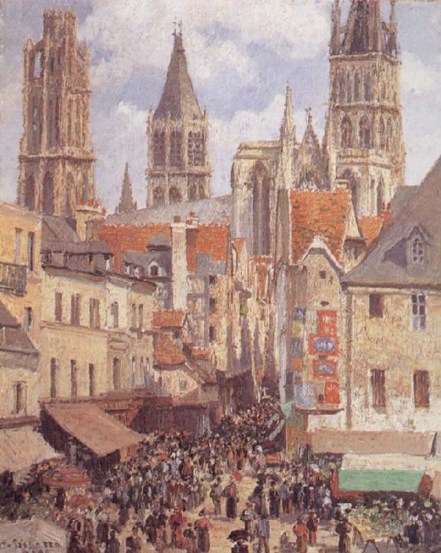 Camille Pissarro Rue de L-Epicerie,Rouen